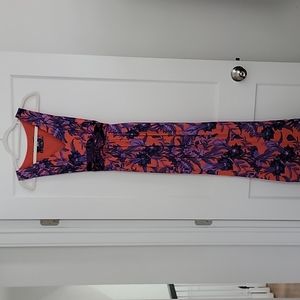 Anthropologie Maeve Dress, size 2, orange and purple